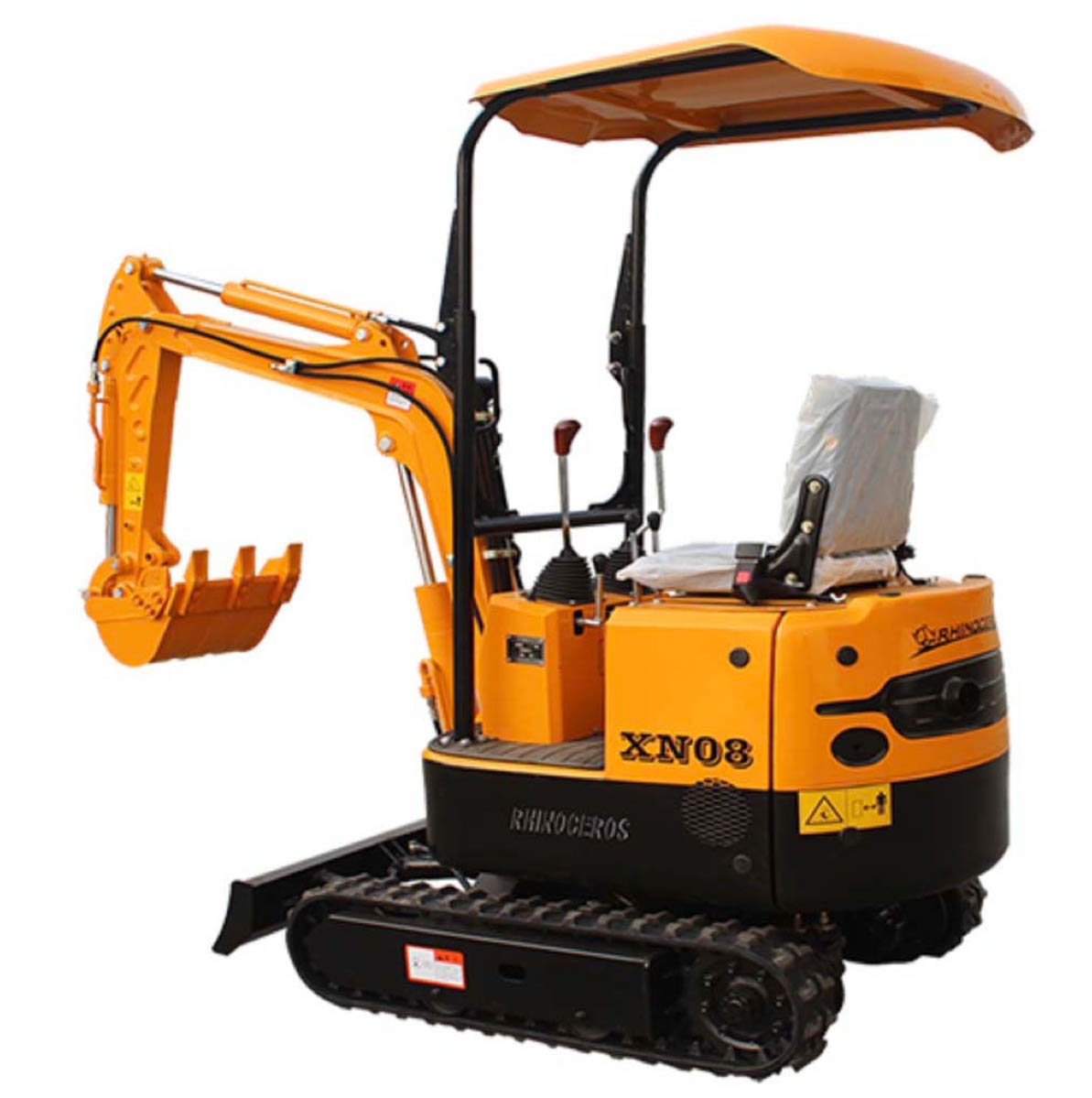 Rhinoceros xn08 mini digger / excavator side