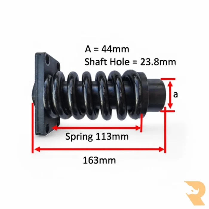 Track tensioner spring