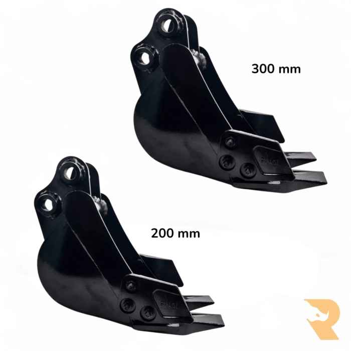 Mini Excavator Digging Bucket Set 25mm Pins - Image 2