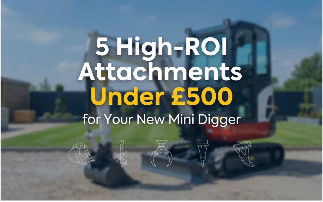 5 High-ROI Attachments Under £500 for Your New Mini Digger