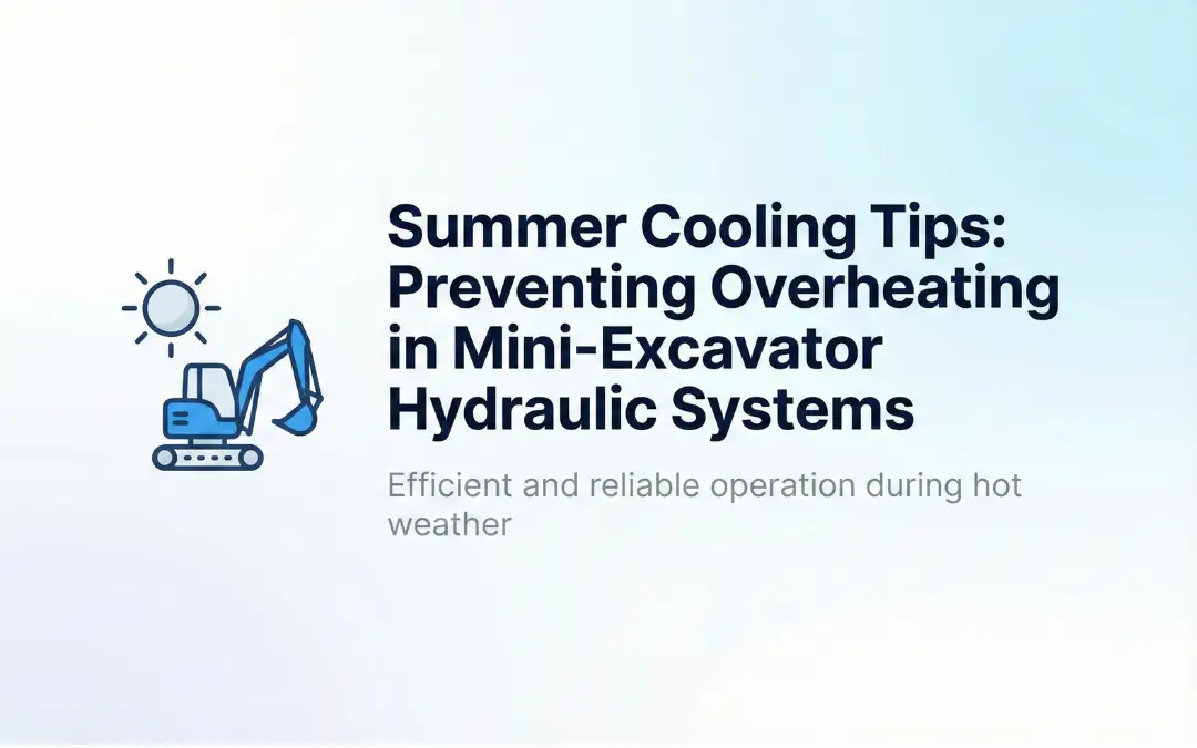 Summer Cooling Tips: Preventing Overheating in Mini- Excavator Hydraulic Systems