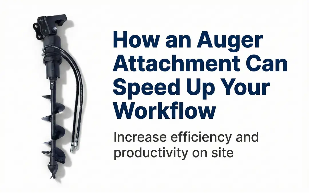 How an Auger Attachment Can Speed Up Your Workflow