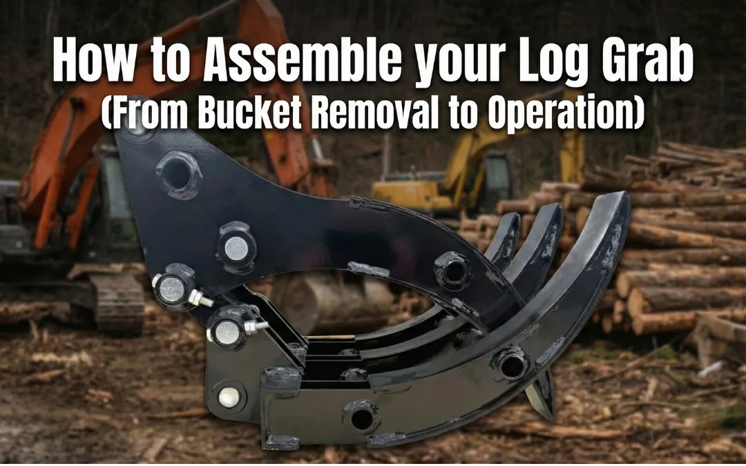 How to Assemble your Log Grab (From Bucket Removal to Operation)