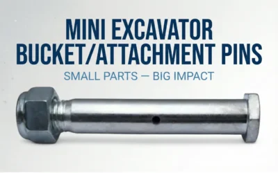 Mini Excavator Bucket/Attachment Pins, Small parts ─ Big Impact