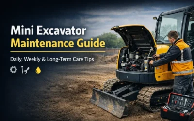 What Maintenance Do I Need To Do On My Mini Excavator?
