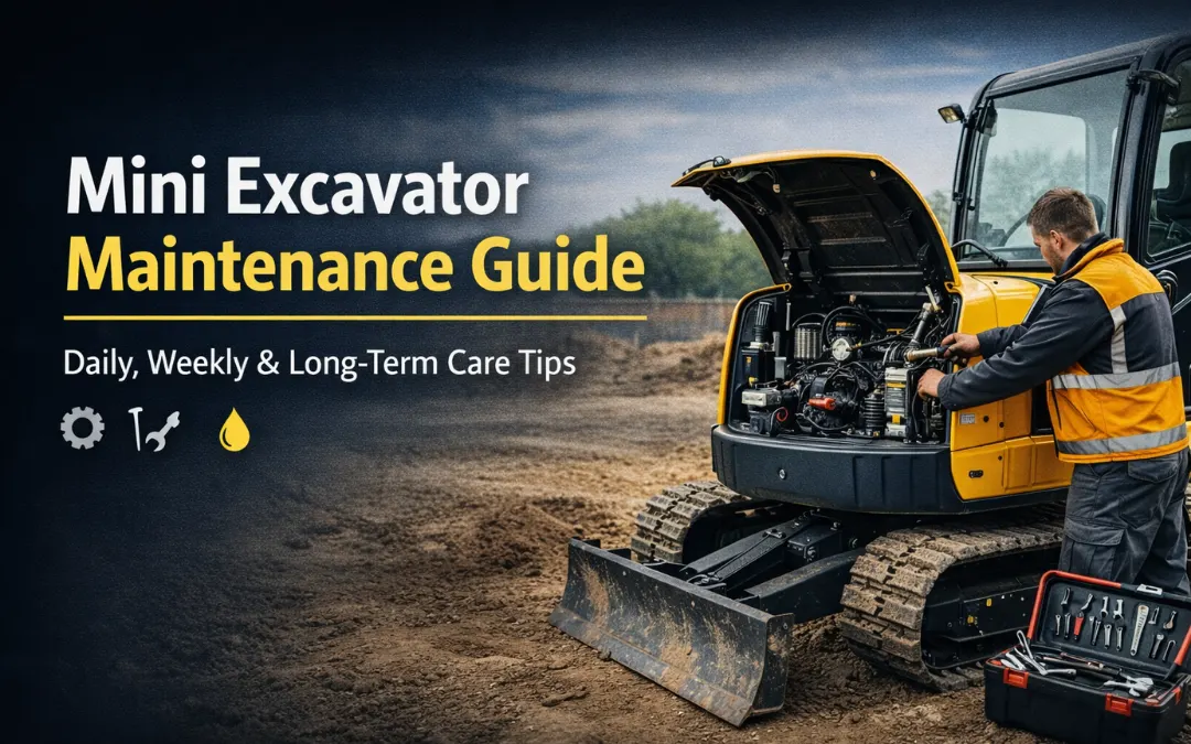 What Maintenance Do I Need To Do On My Mini Excavator?