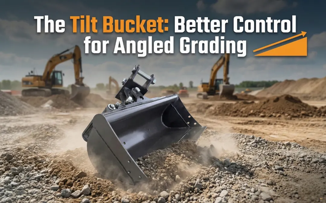 The Tilt Bucket: Better Control for Angled Grading