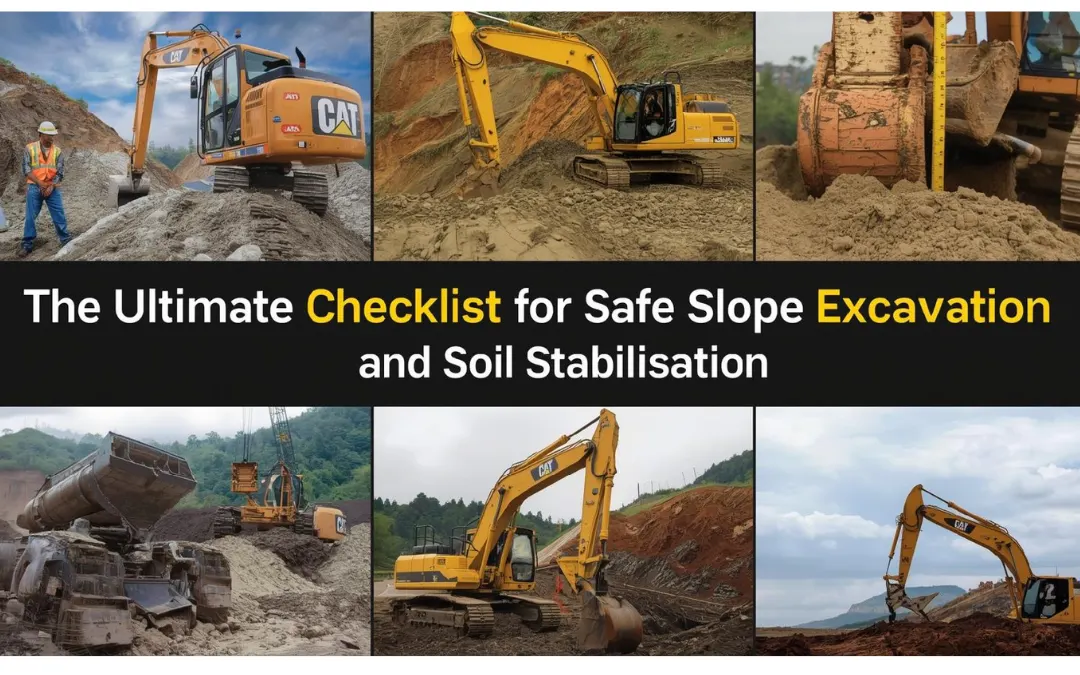 The Ultimate Checklist for Safe Slope Excavation and Soil Stabilisation