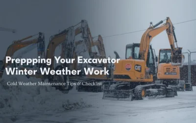 Prepping Your Excavator for Winter Weather Work